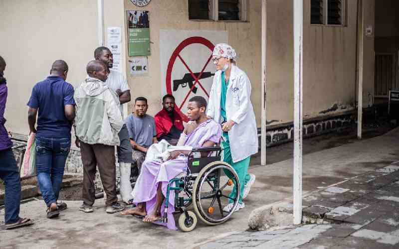 Wounded civilians flood Goma hospital as DR Congo clashes escalate