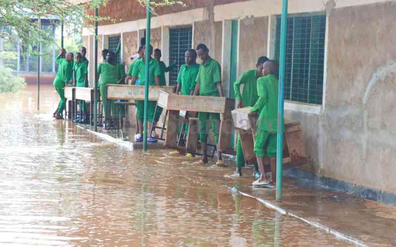Schools in Mandera East flooded, but exams will go on