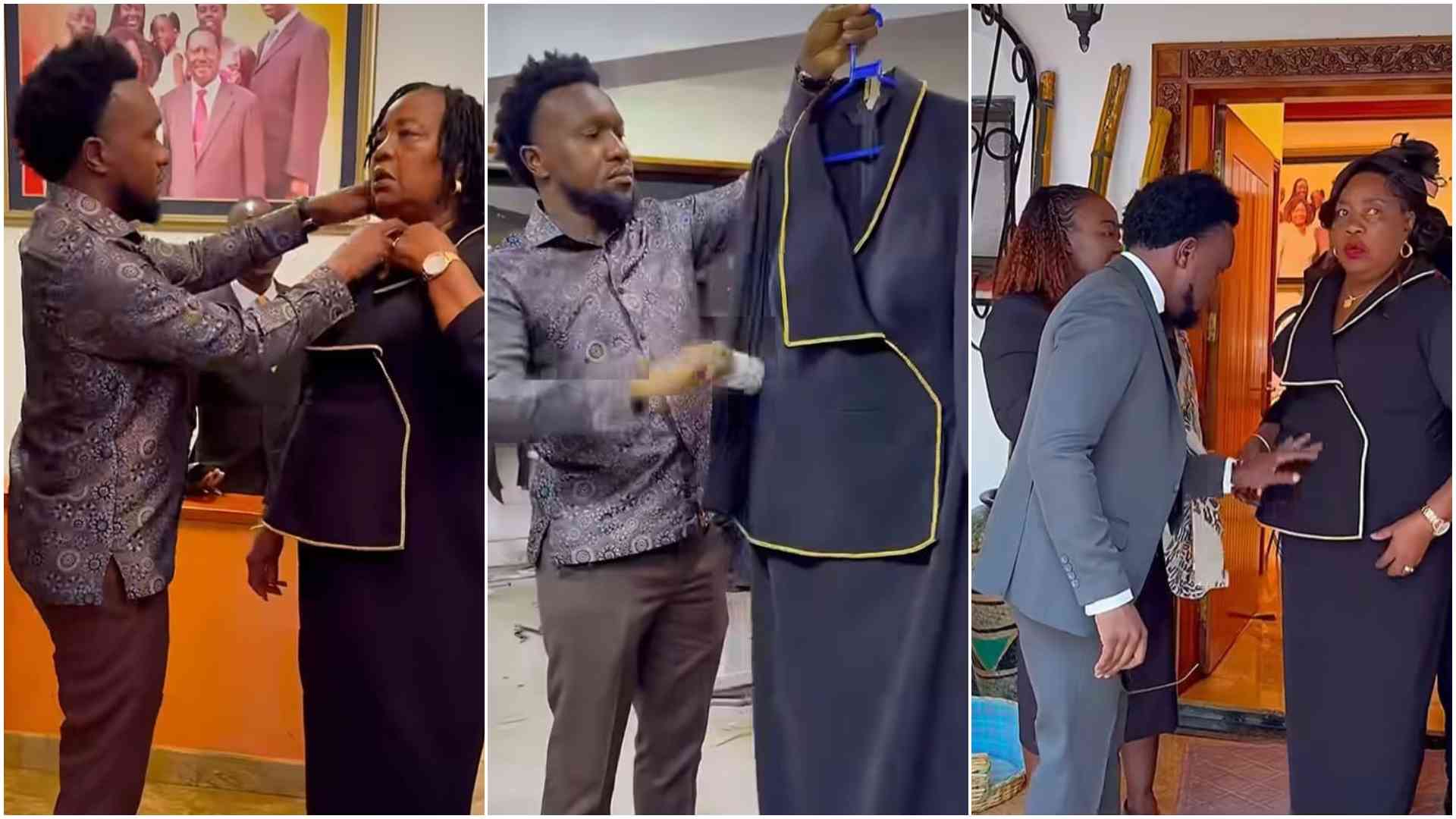 Tailor Bolo Bespoke opens up on the emotional task of dressing Mama Ida Odinga for Raila's final journey