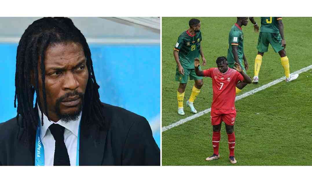 Cameroon coach sends message to Switzerland's Embolo after he scored against his country of birth and refused to celebrate