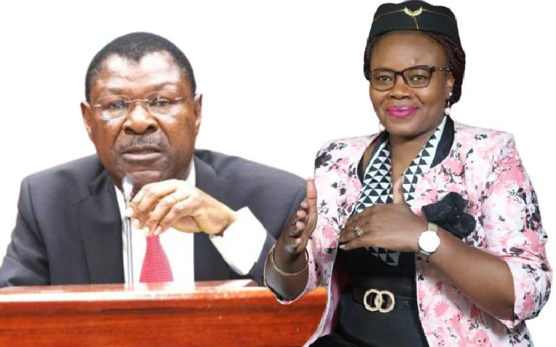 Don't call me 'mamaa', Wamuchomba tells Wetangula