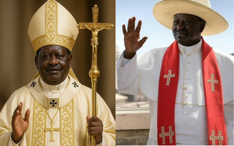 Kenyans flood social media with hilarious memes crowning Raila as next pope