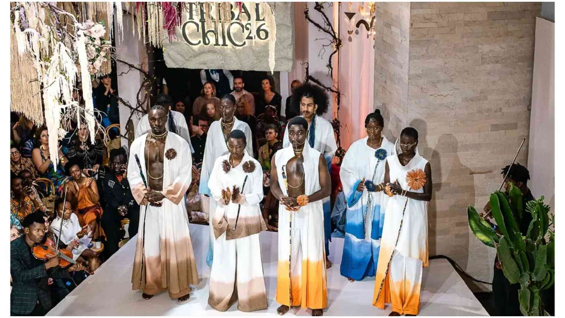 Tribal Chic runway celebrates African fashion through elements of nature