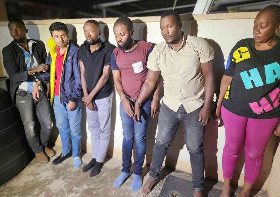 Police arrest six suspected members of sophisticated Nairobi robbery syndicate