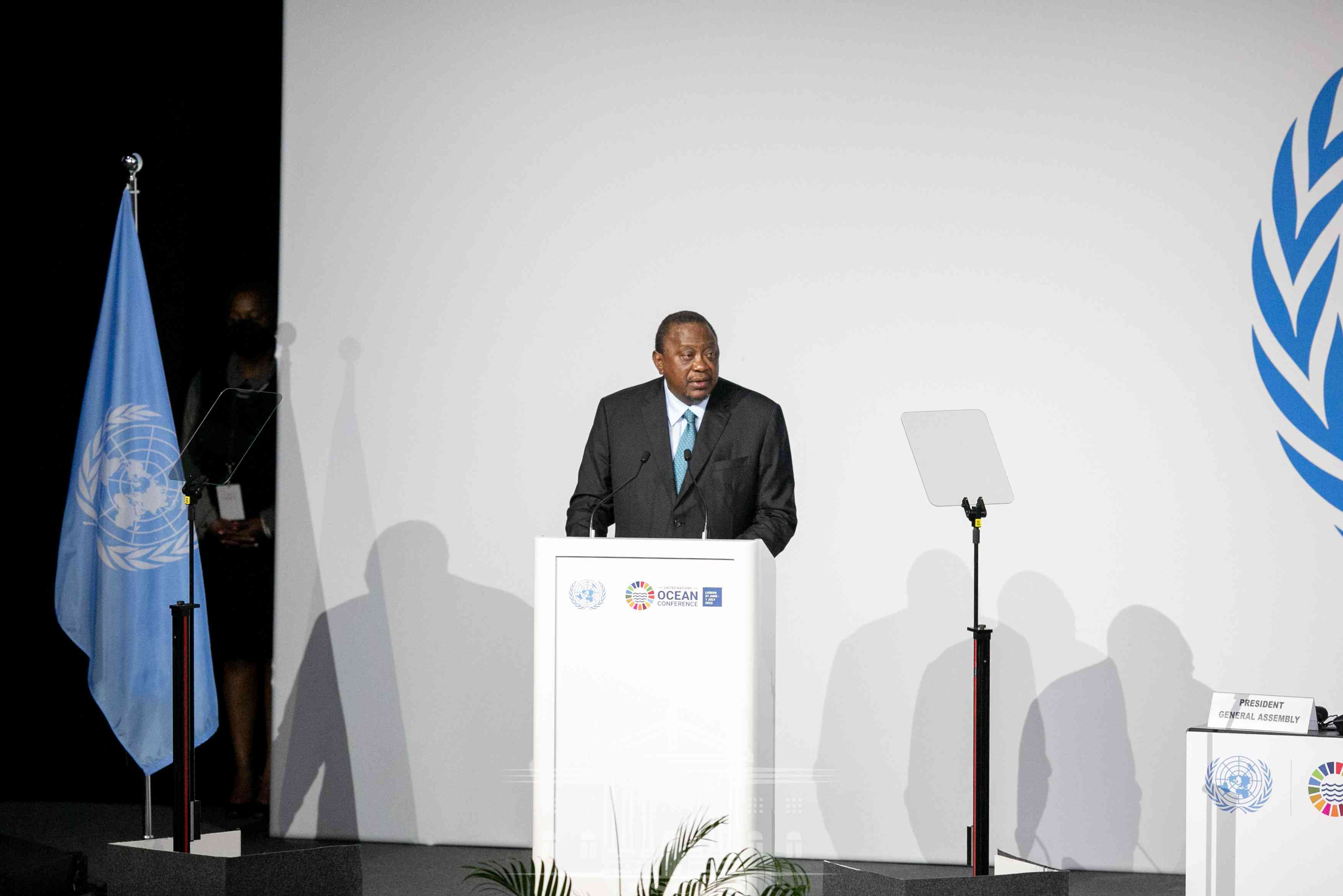 President Kenyatta calls for urgent global action to protect oceans