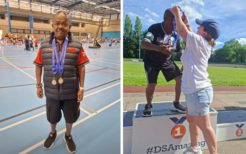 Inspekta Mwala wins triple gold at London short stature games, asks Ruto for honour