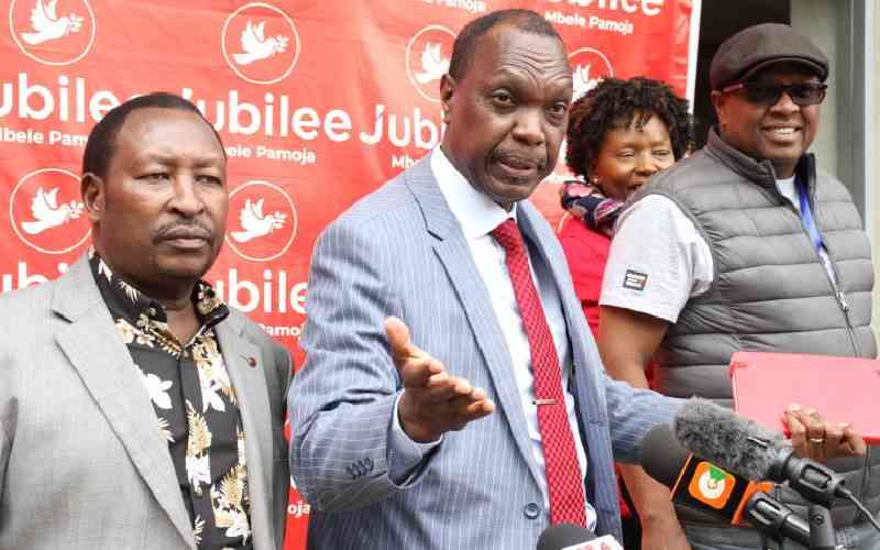 Jubilee Party death should be warning to ODM and UDA