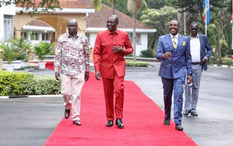 In Pictures: Ruto meets Jubilee MCAs at Nakuru State House