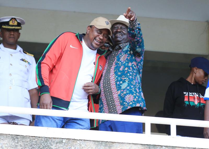 Raila and President Kenyatta promise Gor Mahia and AFC Leopards Sh24 million