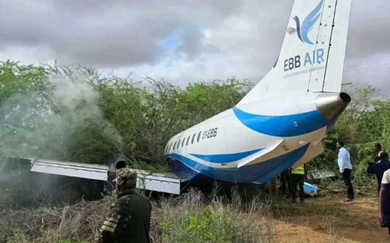 Plane carrying 32 passengers veers off Mandera airstrip