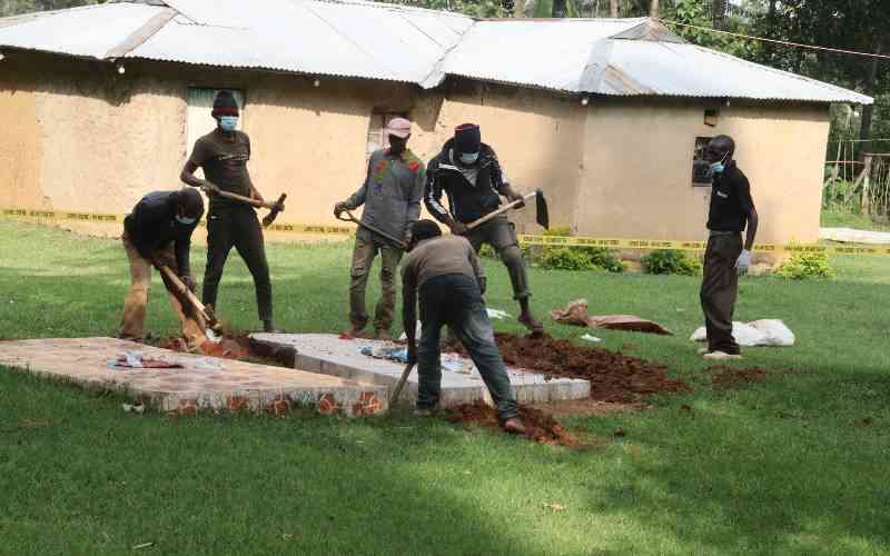 80-year-old man 'appearing' to family at night exhumed in ugly family dispute