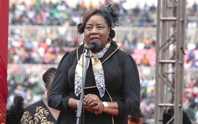 Ida Odinga condemns politicians' conduct at Raila's anniversary