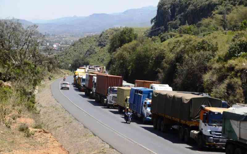 Motorists spend night along highway following a major traffic snarl-up