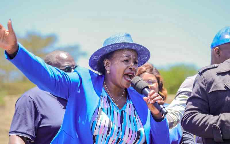 Wavinya denies claims of Kalonzo warming up to Ruto