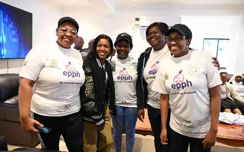 Kipyegon, governors flag off run to end maternal deaths