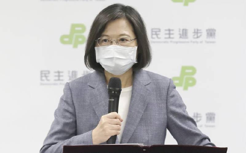 Taiwan president resigns as party leader after election loss