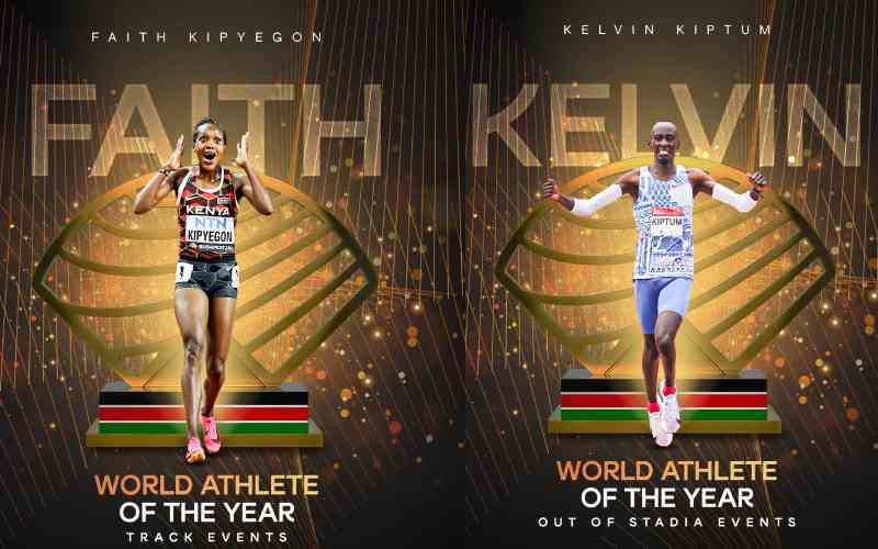 Kenya dominates as Kipyegon and Kiptum win World Athletics awards