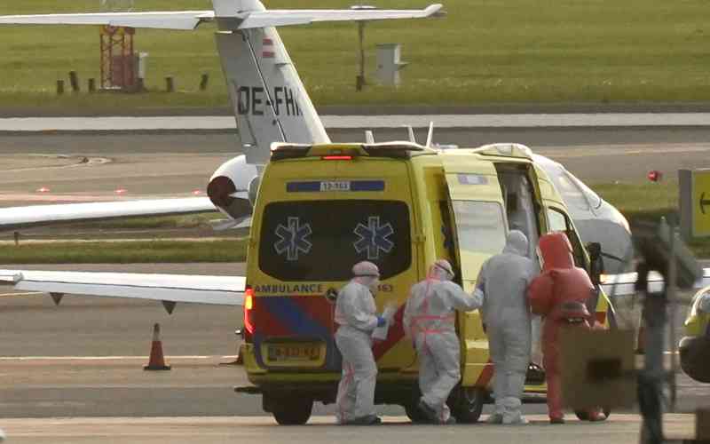 Virus-hit cruise ship evacuees land in Europe