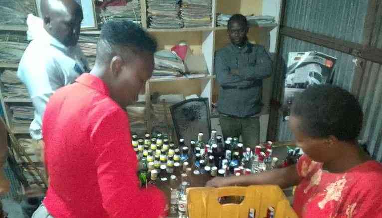 Police crackdown on illegal liquor outlets near schools in Kitengela