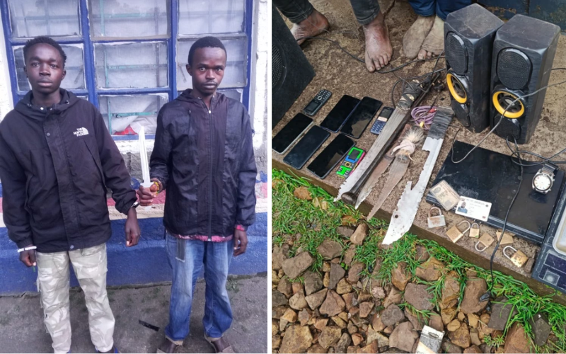 Nakuru police arrest six suspected gang members in crackdown on organised crime