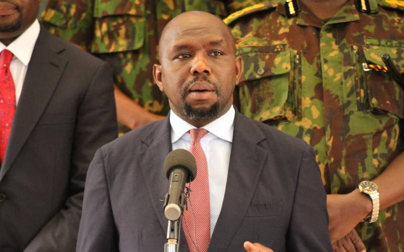 Murkomen warns drug barons as government intensifies crackdown