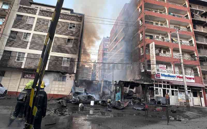 Gas cylinder depot explodes in Donholm