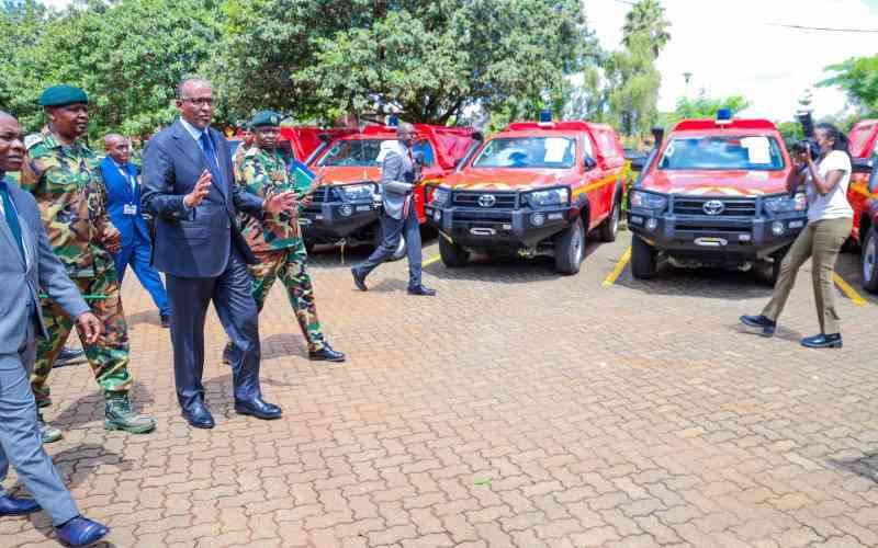 Boost to fighting forest fires as KFS receives equipment