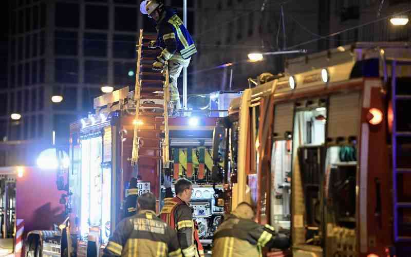 Shock as driver rams car into German Christmas market