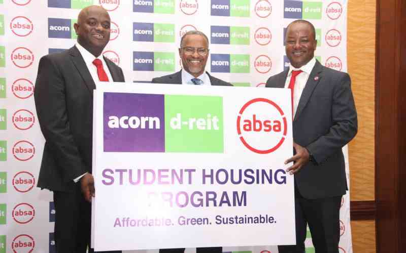 Absa, Acorn Holdings ink Sh6.7b student accommodation deal