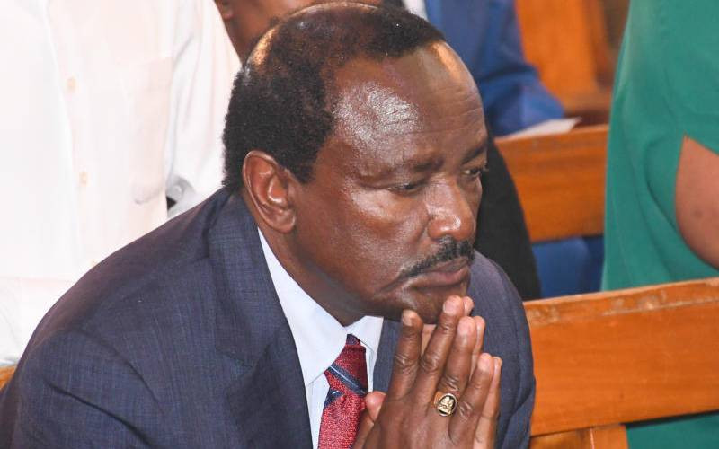 Will Kalonzo Musyoka fire last political bullet in 2027?