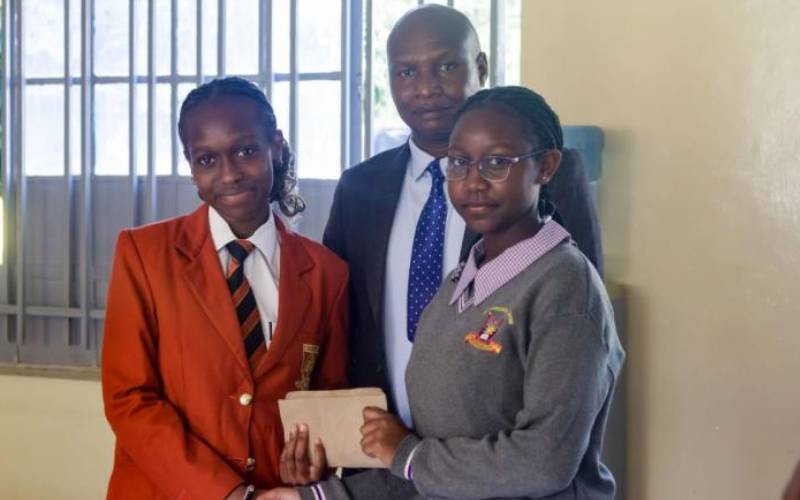 Moi Educational Centre top female KCPE candidate lands scholarship