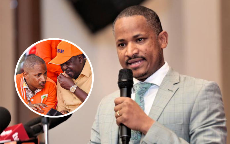 Babu Owino welcomes poll ranking him as Raila's successor, hints at landmark announcement
