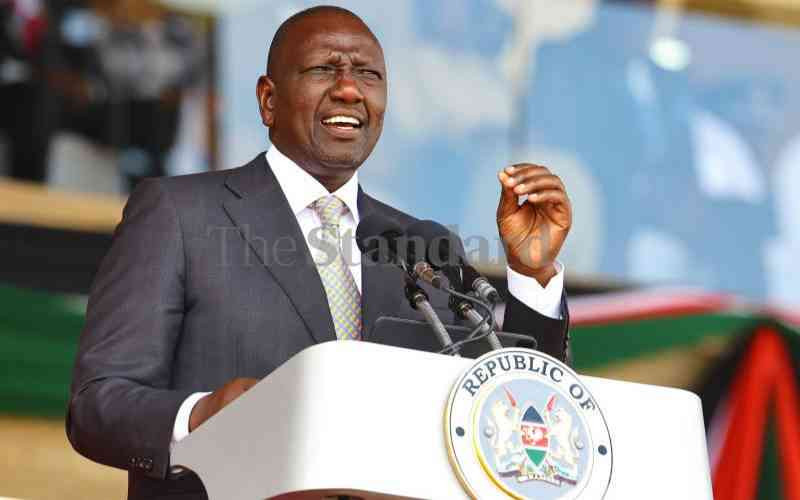 President Ruto blames politica...