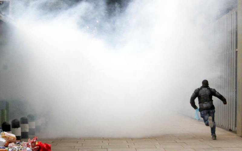 Azimio Protests: Palpable tension in the air intertwines with swirling teargas