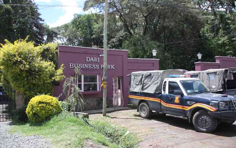 Eight firms sue IG after police lock them out of ex-CS Tuju's Dari Park