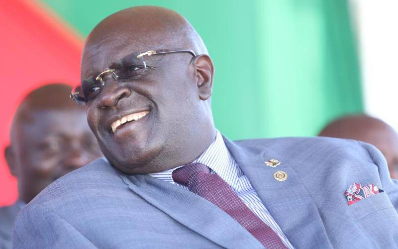 Inscrutable by choice, Magoha was generous and laughed a lot
