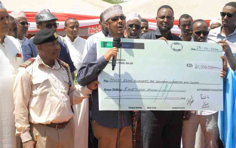 Eldas MP Keynan launches Sh41 million bursary for needy students