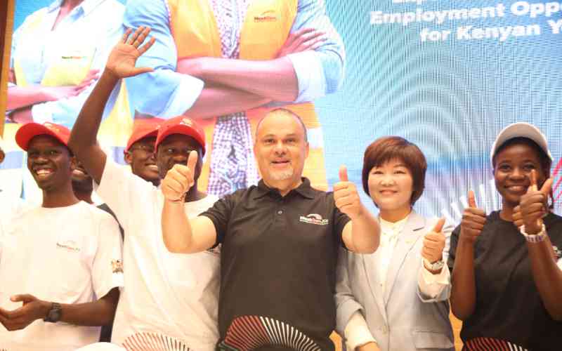 Chinese firm, UNDP in Sh75 million pact to create jobs for youth