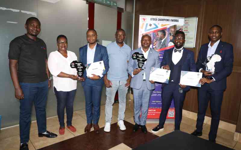 Standard Group shines at 7th Africa Champions Awards