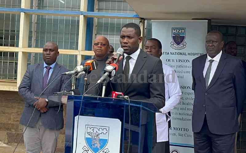 Oluga promises bold hospital reforms as KNH gets acting CEO