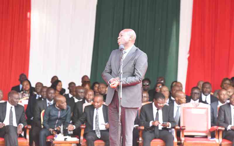 Decorum collapses as Gachagua, Ruto square off at requiem mass