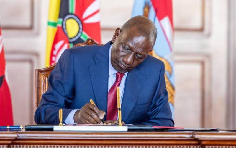 Ruto set to assent to the Finance Bill today