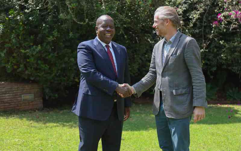 Matiang'i holds talks with French Ambassador