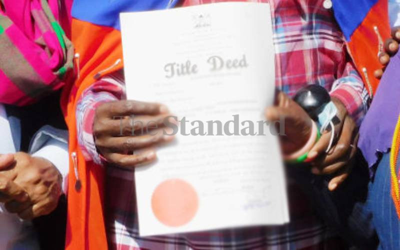 Sigh of relief as residents of Kajiado set to get title deeds