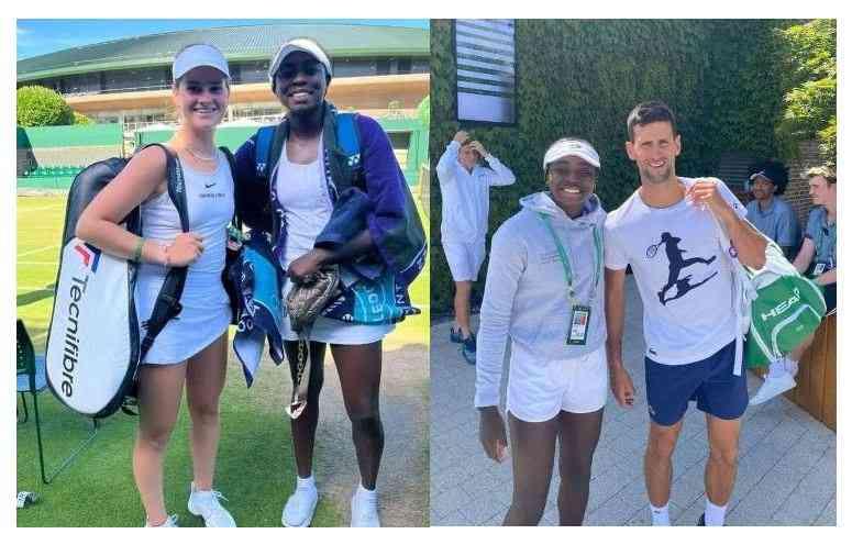 Angela Okutoyi and her Dutch partner Rose Marie Nijkamp crowned Wimbledon champion