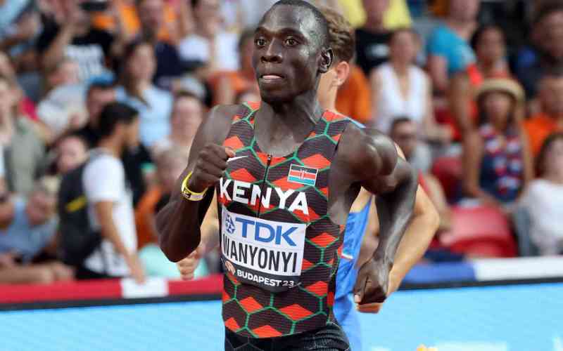 World Championships: Teenage star Wanyonyi bags silver in 800m