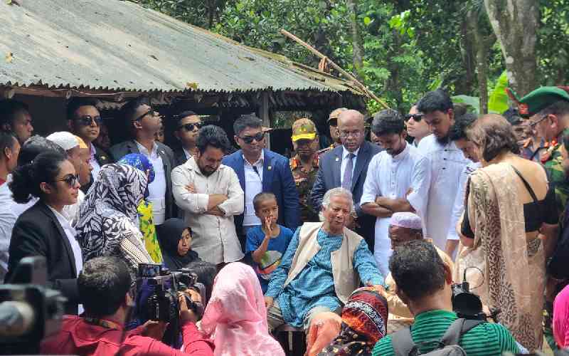 Bangladesh's Yunus hails slain student in appeal for unity