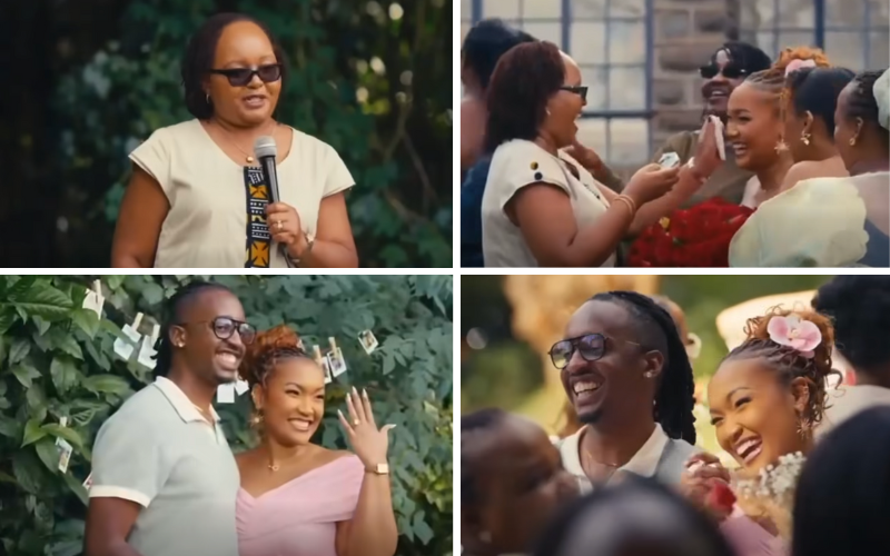 VIDEO: Governor Anne Waiguru emotional as son Ian gets engaged in colourful ceremony