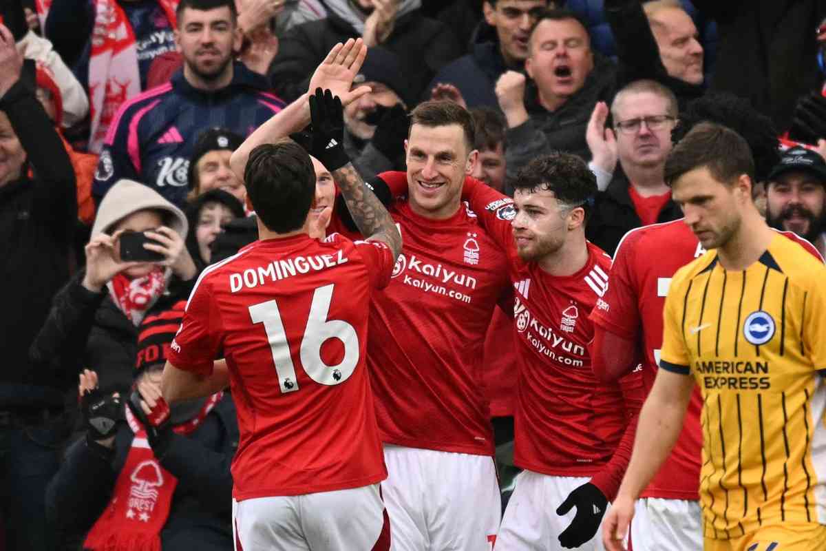 Wood bags hat trick as Nottingham Forest thrash Brighton 7-0 in the Premier League