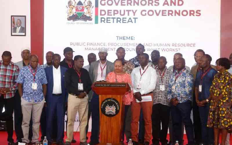 Governors now want the appointment, salaries of all county staff harmonised